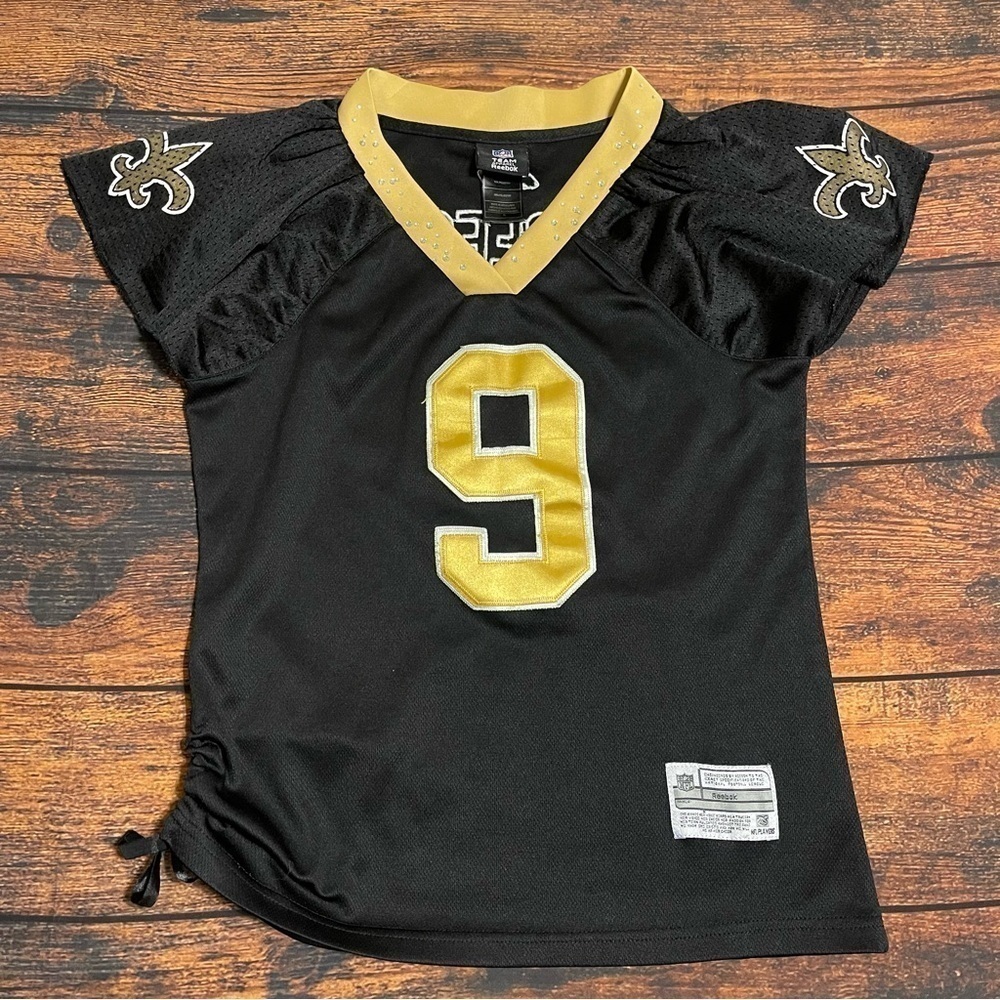 NFL Saints X Reebok “9” Drew Brees Stitched Jersey - Picture 2 of 8